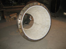 貼片陶瓷耐磨管 貼片陶瓷耐磨管