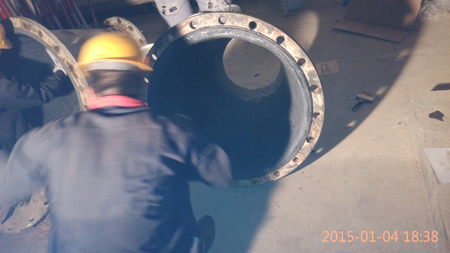 脫硫管道襯膠修復 脫硫管道襯膠修復